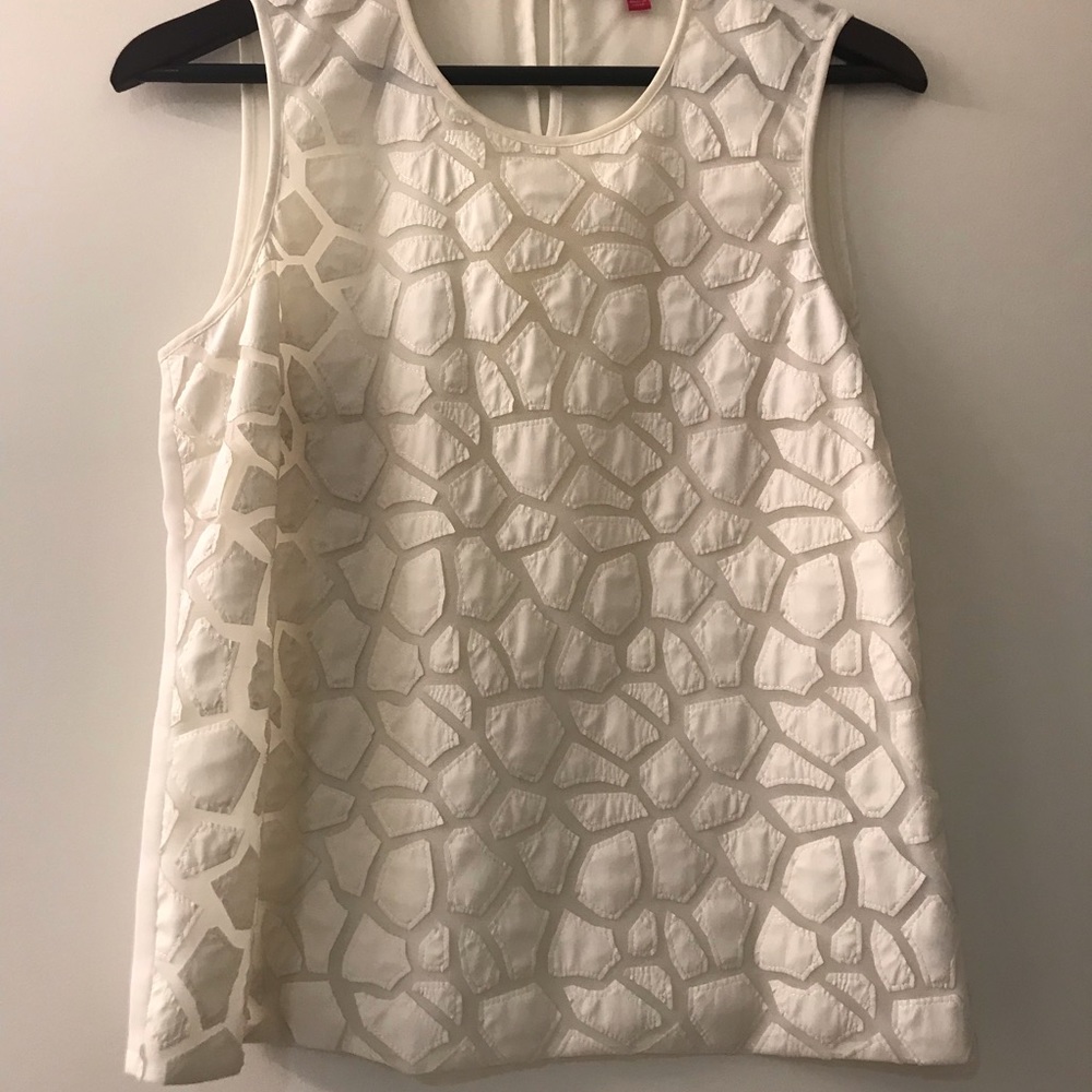 Vince Camuto Short-Sleeve Sleeveless Top